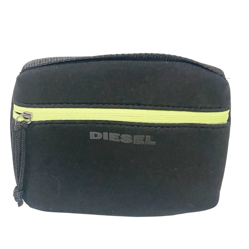 Diesel Black‎ Neon Stripe Neoprene Soft Travel Pouch